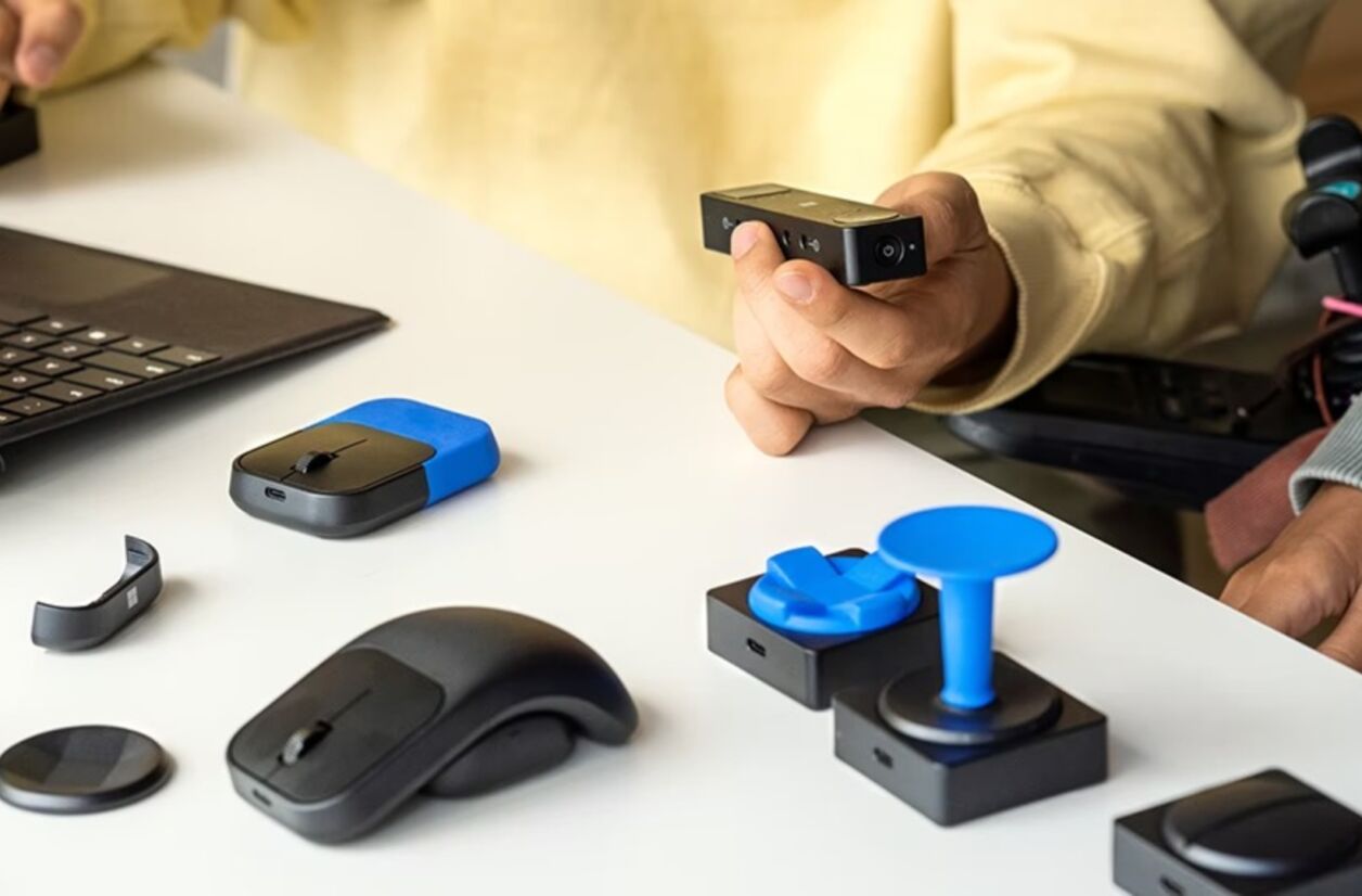 Les accessoires adaptatifs de Microsoft pourront être customisés avec des extensions imprimées en 3D. 