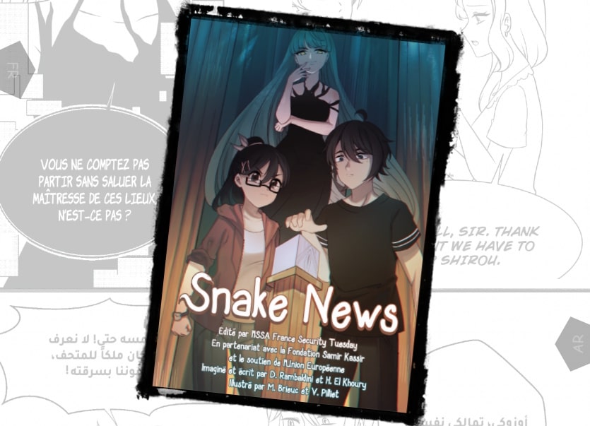 Snake News, un manga pour aider les jeunes face à la désinformation en ligne