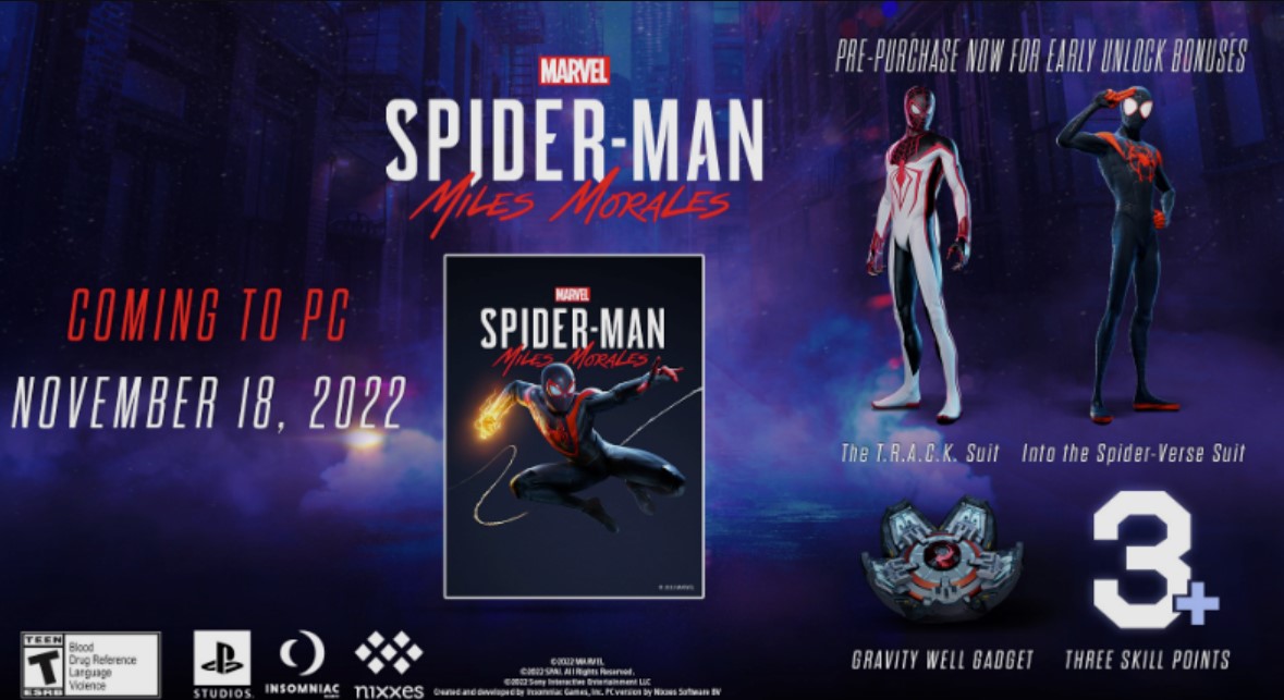 SpiderMan Miles Morales dévoile ses atouts et sa date de