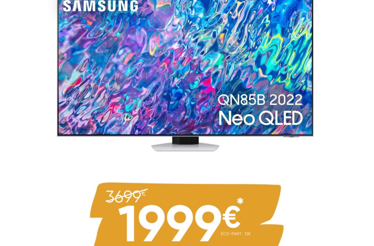 Black Friday 2022 : 45% de réduction sur la TV Samsung NEO QLED de 85 pouces pour 24h seulement !