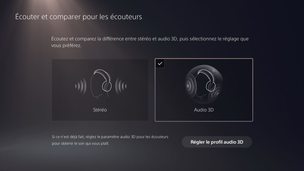 PS5 audio 3D