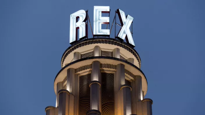 Le Grand Rex, célèbre cinéma parisien fête ses 90 ans. © PHILIPPE LOPEZ/AFP