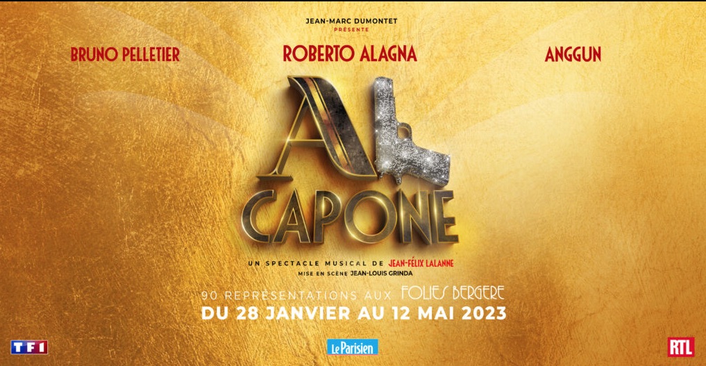 La comédie musicale Al Capone débarque aux Folies Bergères à partir du 28 janvier 2023. © Folies Bergères 