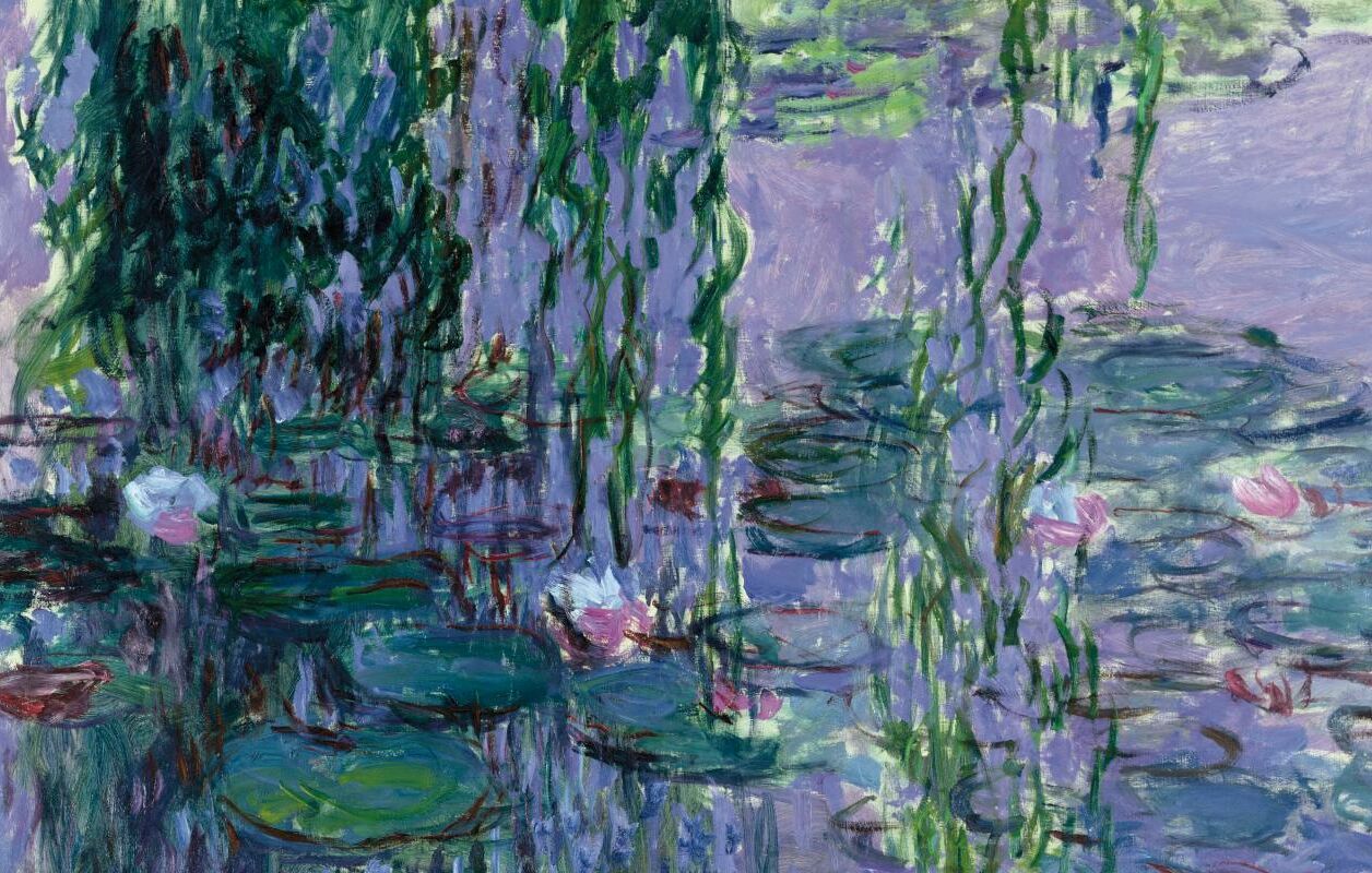 Claude Monet (1840-1926), "Nymphéas", 1916- 1919, huile sur toile, 200 x 180 cm.