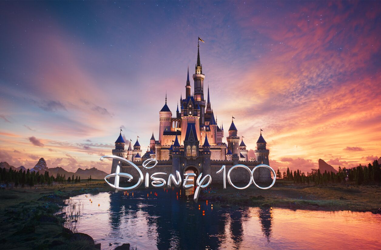 Le nouveau logo Disney pour les 100 ans.