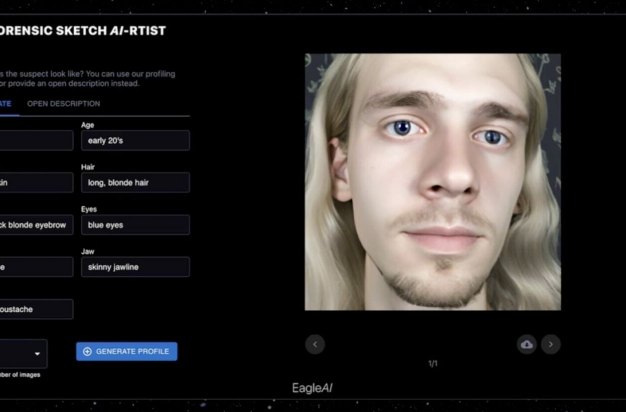Avec ce logiciel, il est possible de créer un portrait-robot en entrant quelques mots sur l'apparence physique du suspect.