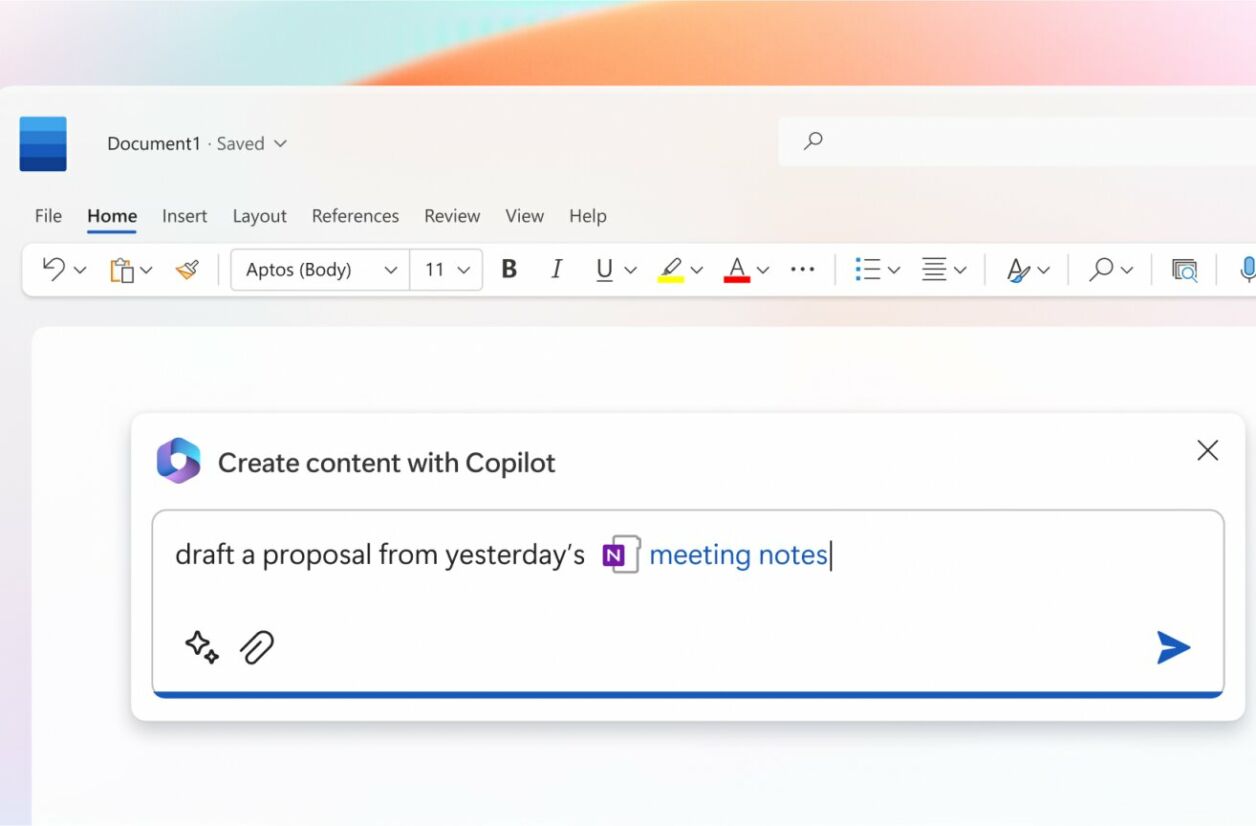 Copilot pourra aider les utilisateurs sur Word, PowerPoint ou encore Outlook.