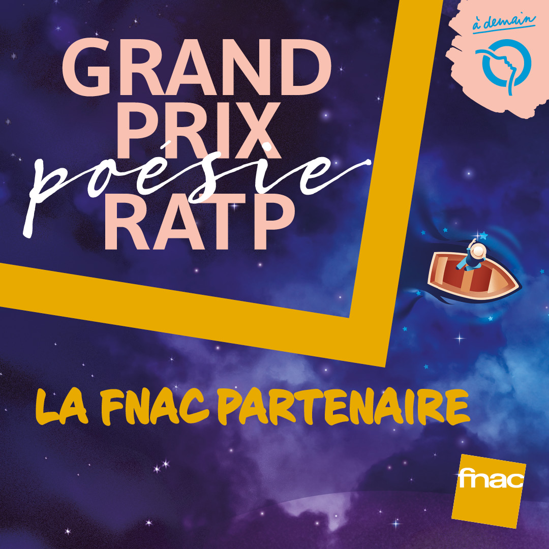 La Fnac partenaire du Grand Prix Poésie RATP 2023