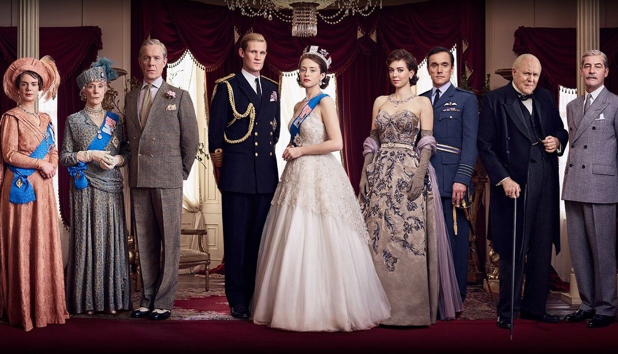 La famille royale d'Angleterre, dans la série à succès "The Crown". 