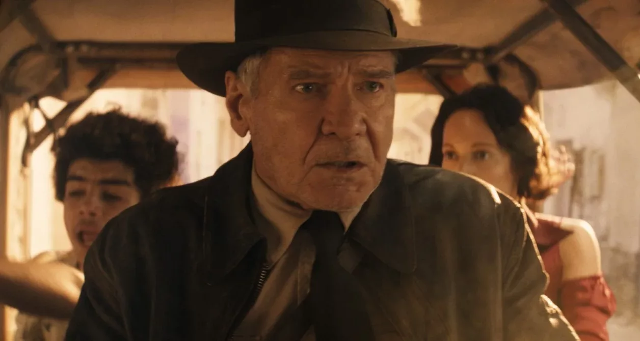 Harrison Ford dans "Indiana Jones et le Cadran de la destinée".