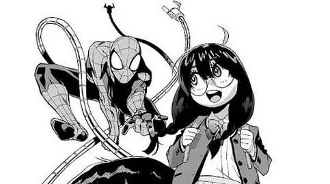 Dans sa déclinaison manga, "Spider-Man Across The Spider-Verse" se concentre sur le Docteur Octopus... en écolière.