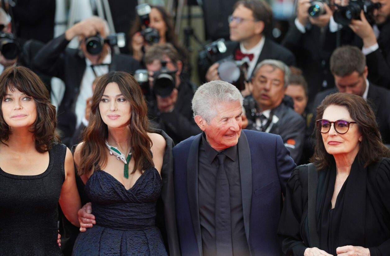 Claude Lelouch lors de la présentation à Cannes des "Plus Belles Années d'une vie" (2019).