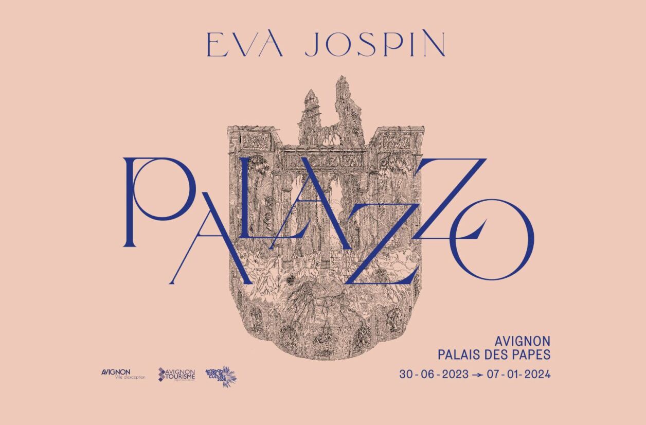 Une vingtaine d'œuvres en carton ou en soie d'Eva Jospin seront exposées entre juin et janvier au Palais des Papes à Avignon.