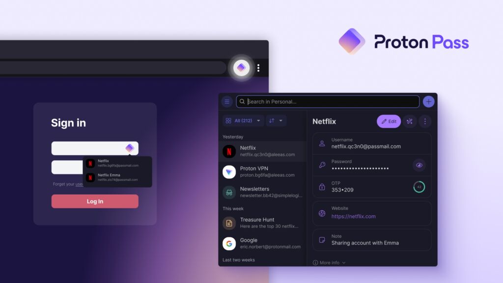 Le Gestionnaire De Mots De Passe Proton Pass Est Désormais Disponible