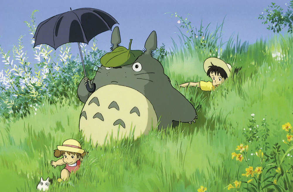 "Mon voisin Totoro" (1988), deuxième long-métrage du studio japonais. 