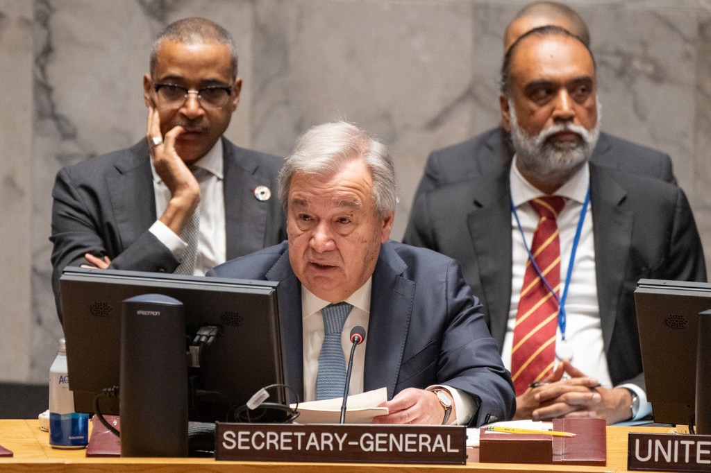 Le Secrétaire général de l'ONU s'est adressé au Conseil de sécurité des Nations Unies au sujet de la menace que représente l'intelligence artificielle pour la paix et la sécurité internationales.