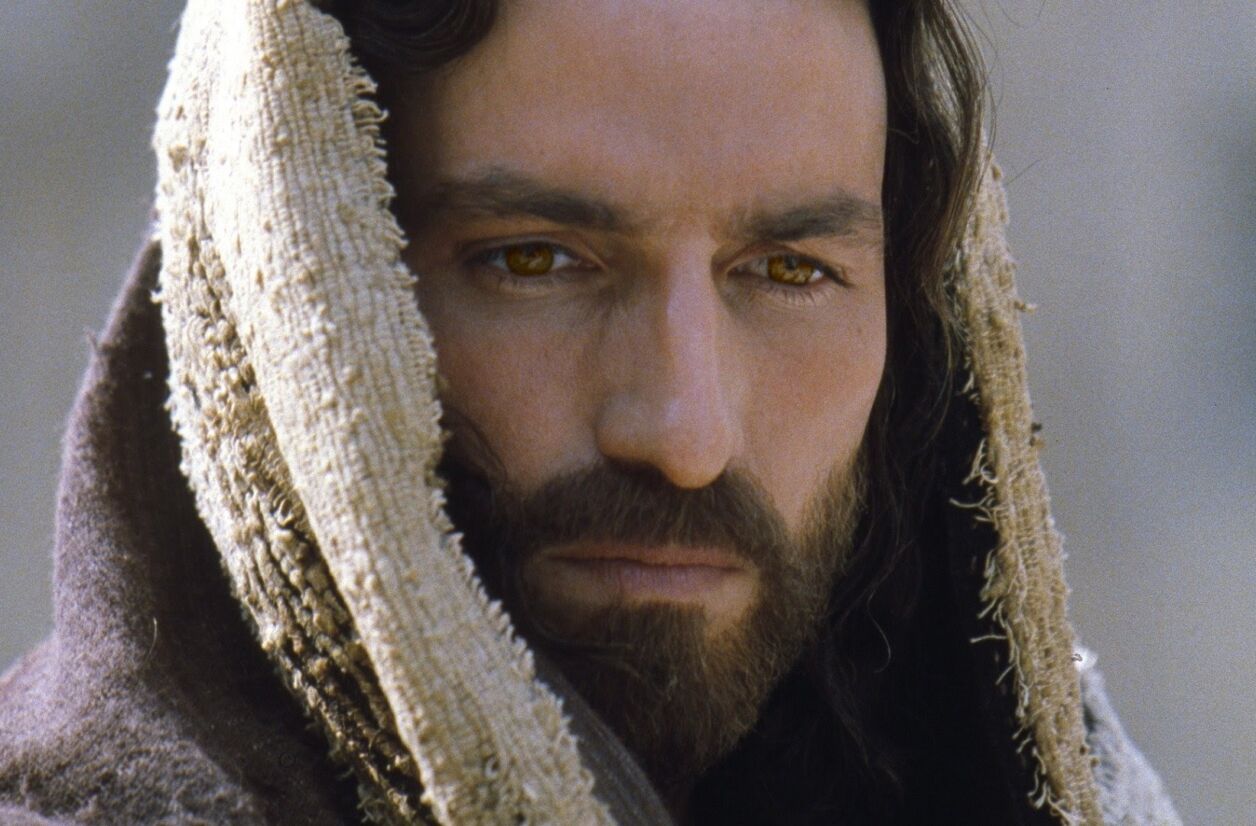 Jim Caviezel en Jésus-Christ dans "La Passion du Christ".  