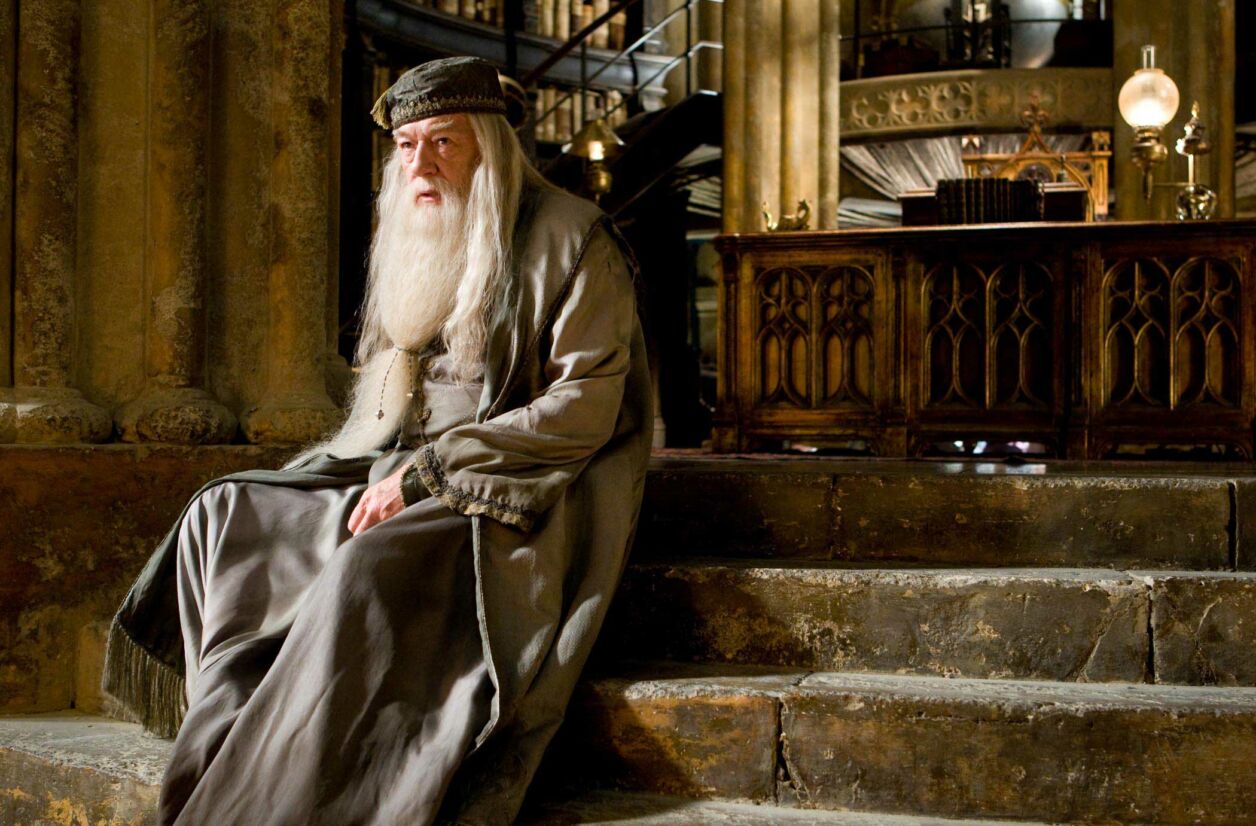 Michael Gambon dans son rôle le plus iconique, Albus Dumbledore. 
