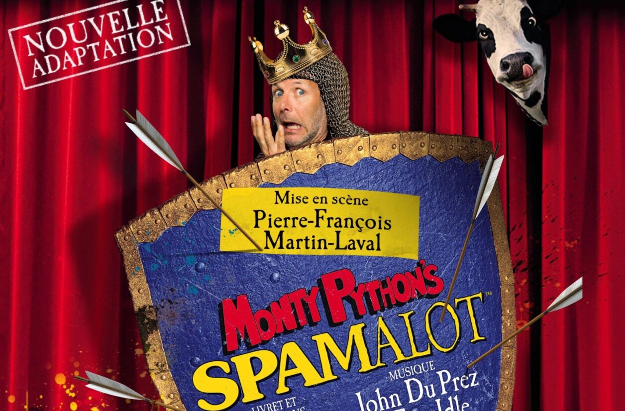 PEF met en scène et joue dans le spectacle "Spamalot".