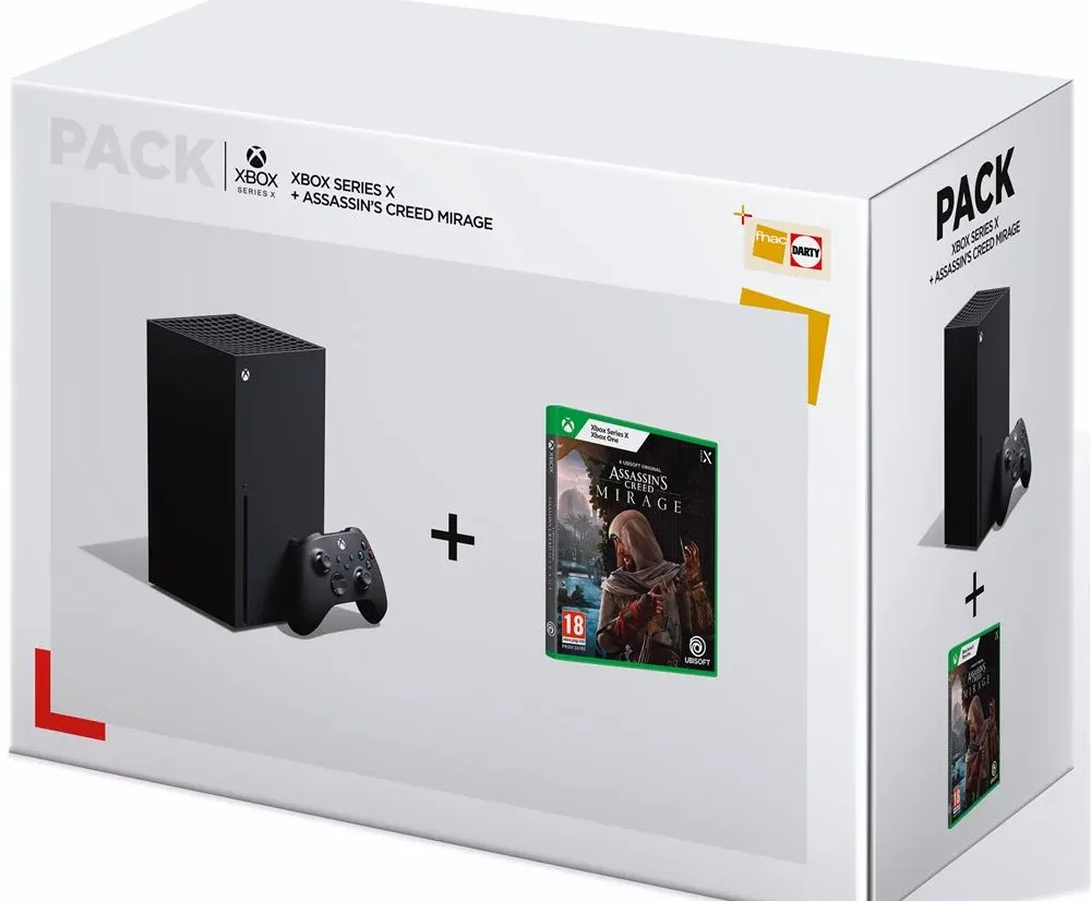 Black Friday 2023 : la Xbox Series X avec AC Mirage et CoD MWIII pour 499,99€