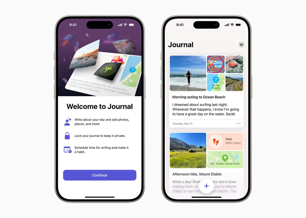 iOS 17.2 est disponible : découvrez l'application Journal et les autres nouveautés