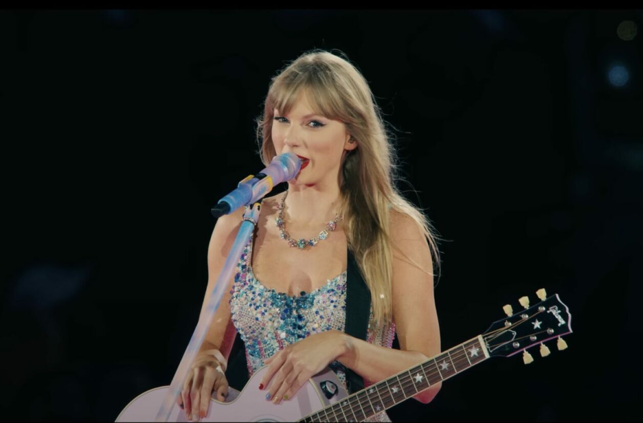 Taylor Swift dans le film "Taylor Swift - The Eras Tour".