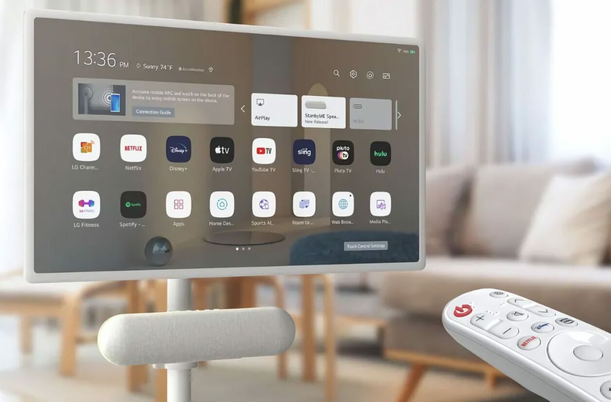 LG offre une enceinte à son écran transportable StandbyMe