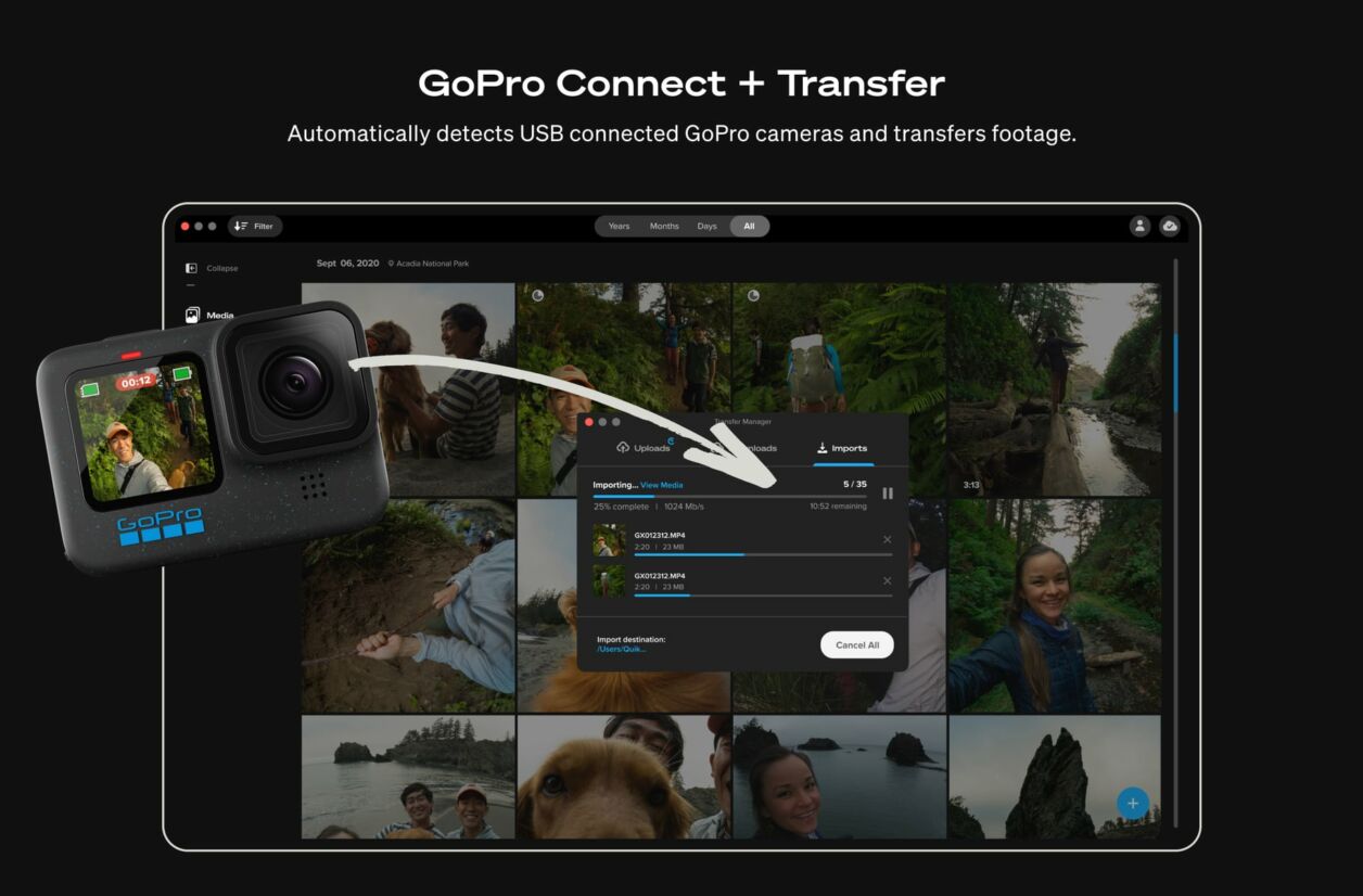 GoPro lance un nouvel abonnement « Premium+ » et lance son appli sur macOS