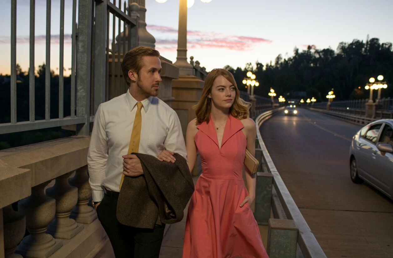 Ryan Gosling et Emma Stone dans “La La Land”.