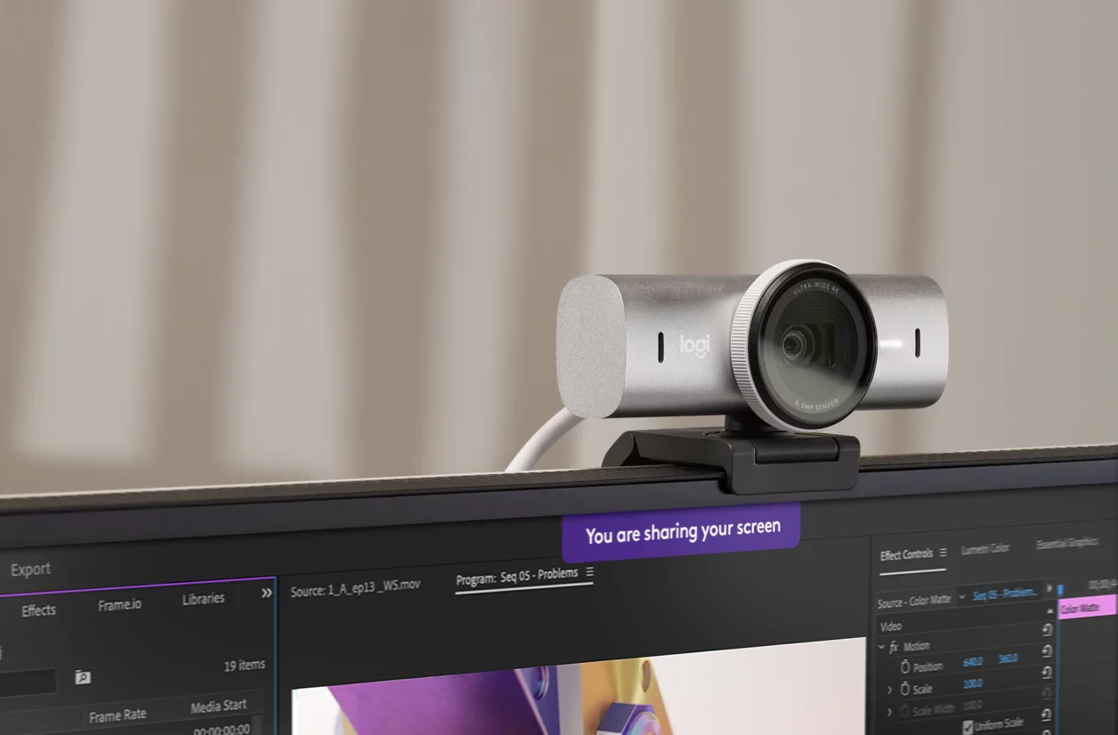 Logitech étoffe sa gamme MX avec une webcam 4K