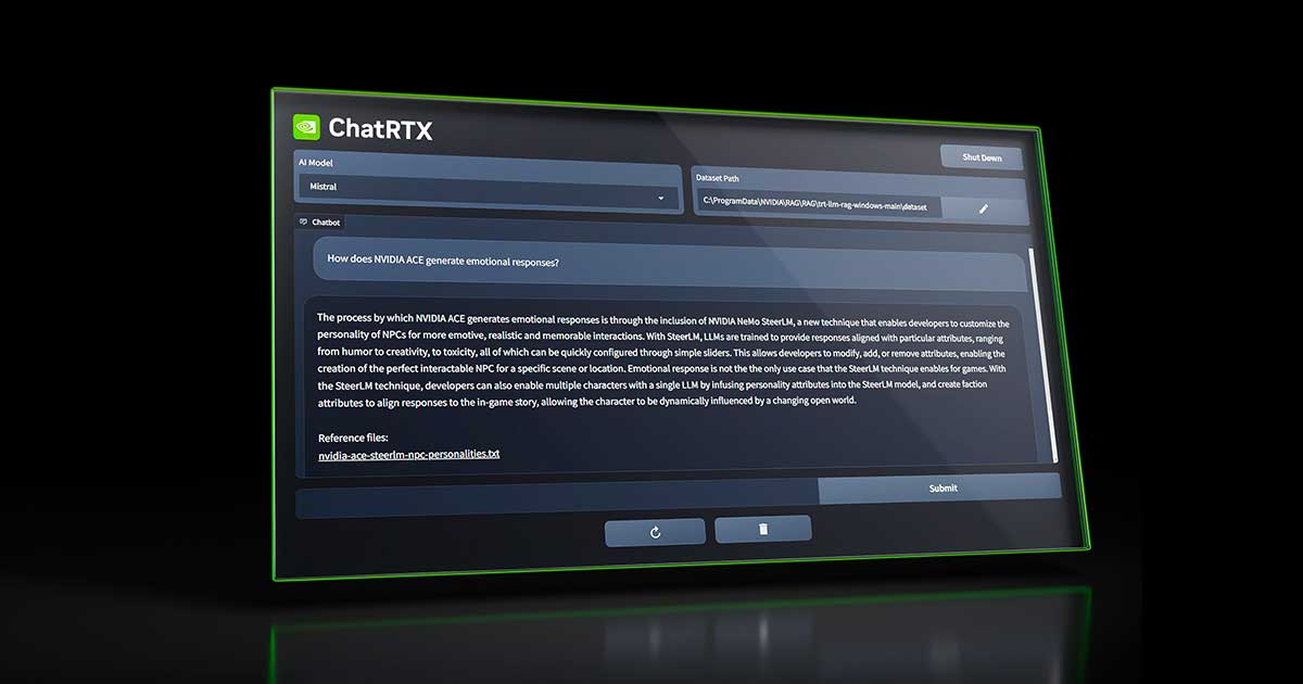 Chat with RTX : comment installer sa propre IA sur son PC