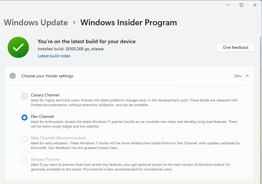 Windows 11 Insider