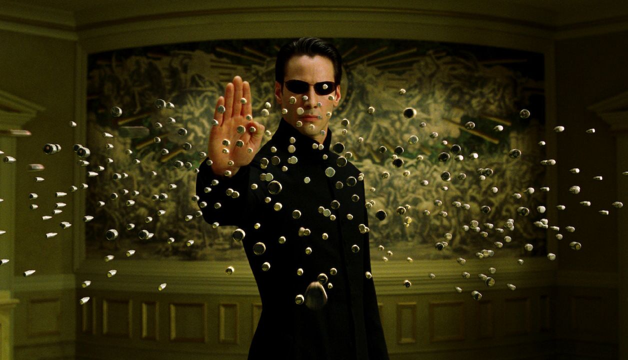 Keanu Reeves dans “Matrix : Reloaded”.