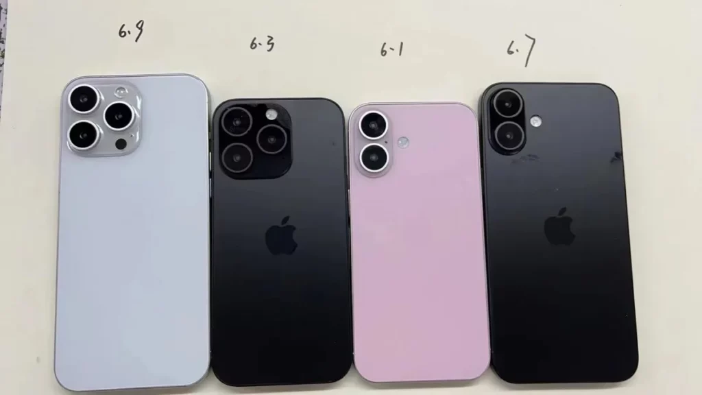 iPhone 16 lineup