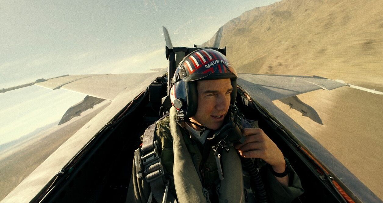 Tom Cruise dans “Top Gun : Maverick”.