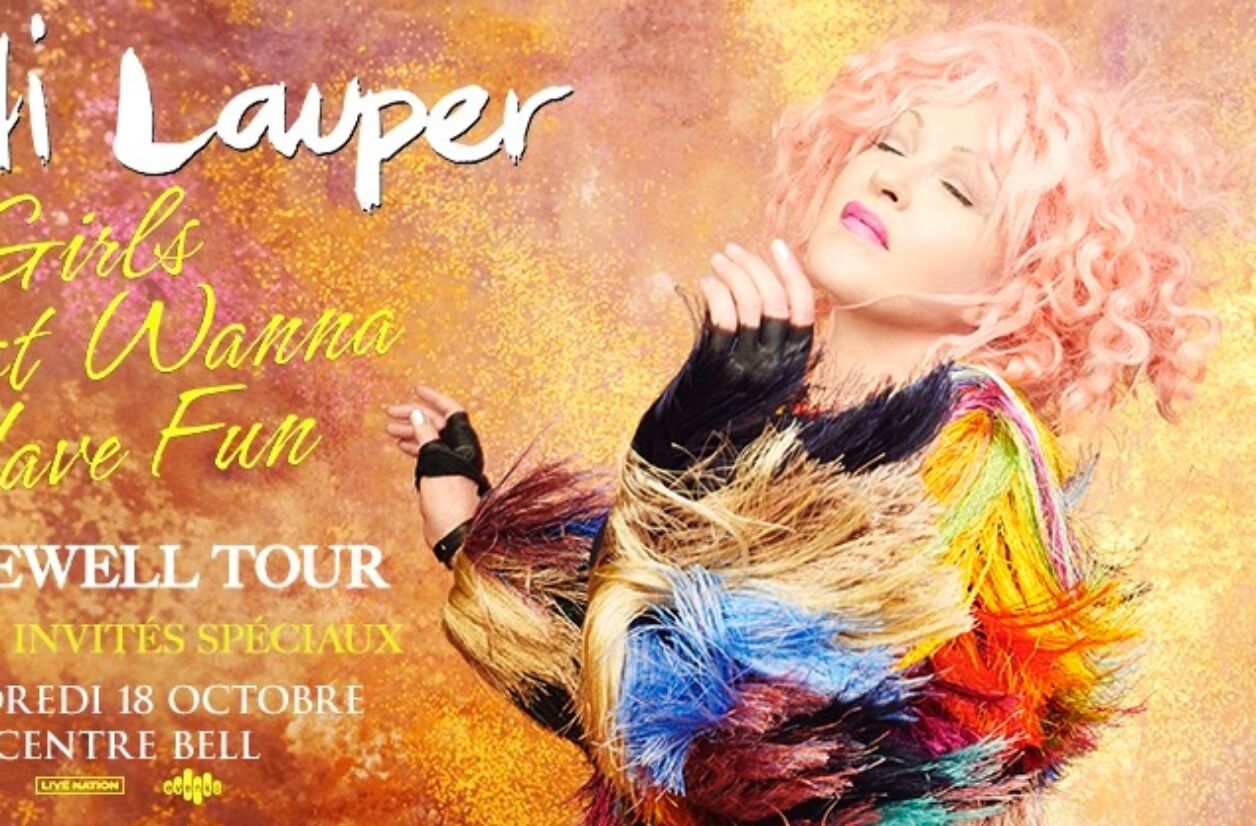 Cyndi Lauper sera en concert, à Paris, le 28 février 2025.