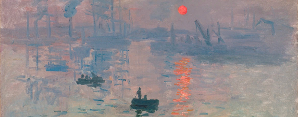 Impression, soleil levant, 1872
Paris, Musée Marmottan Monet.
Don Eugène et Victorine Donop de Monchy.