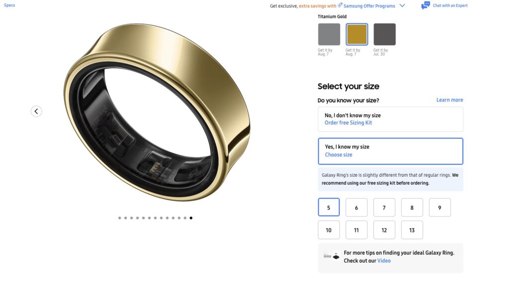 Samsung Galaxy Ring