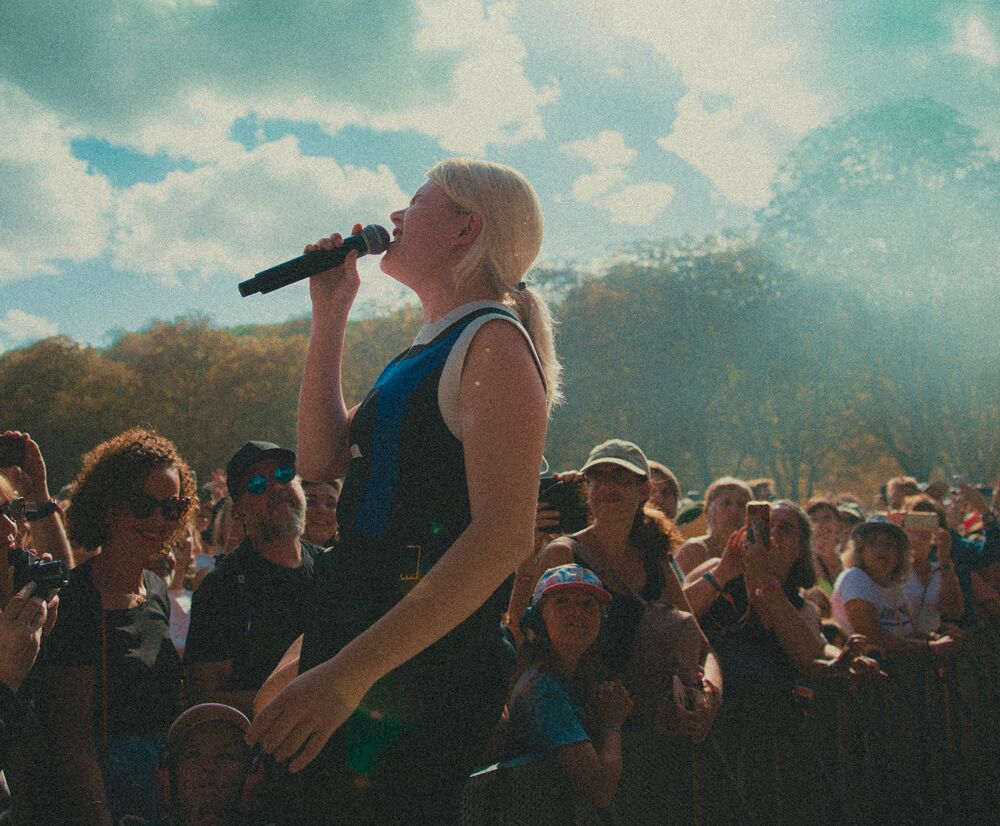 Zaho de Sagazan à Rock en Seine.