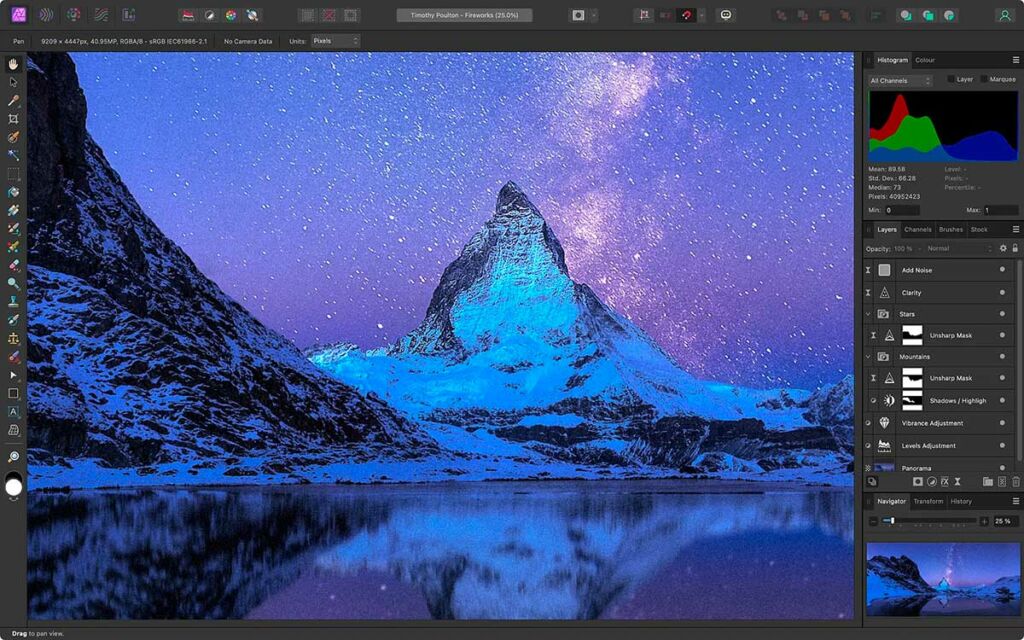 Les meilleures alternatives à Photoshop : Affinity