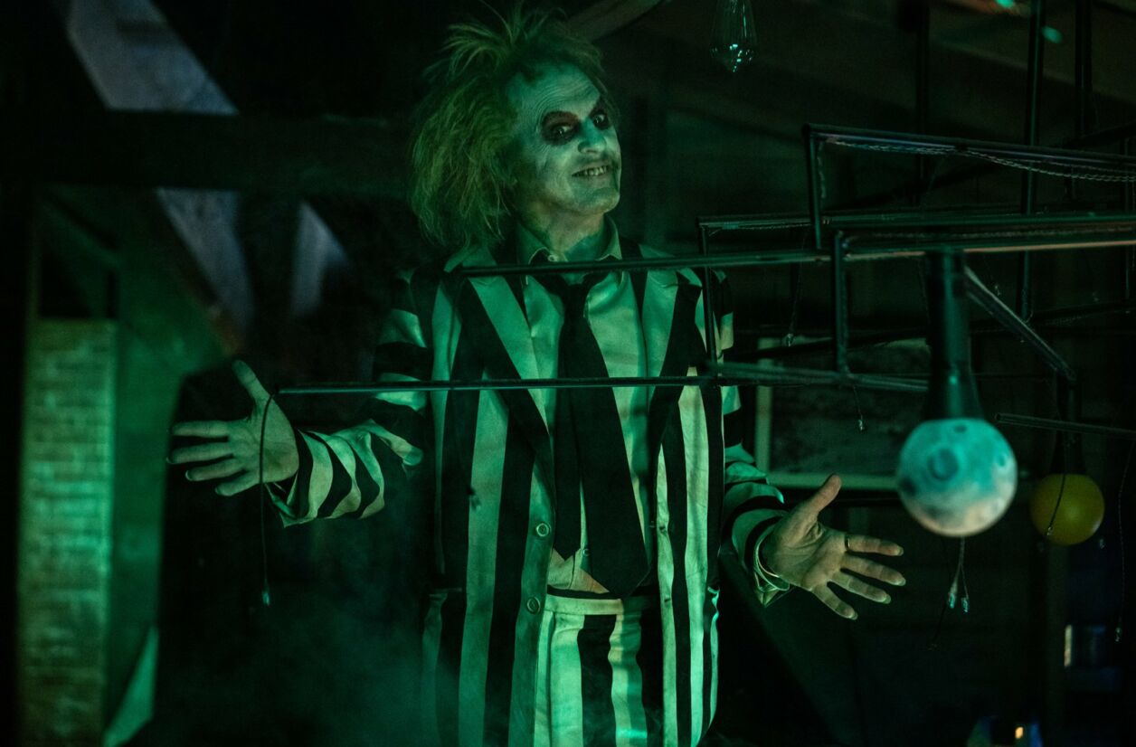 Michael Keaton dans “Beetlejuice Beetlejuice”.