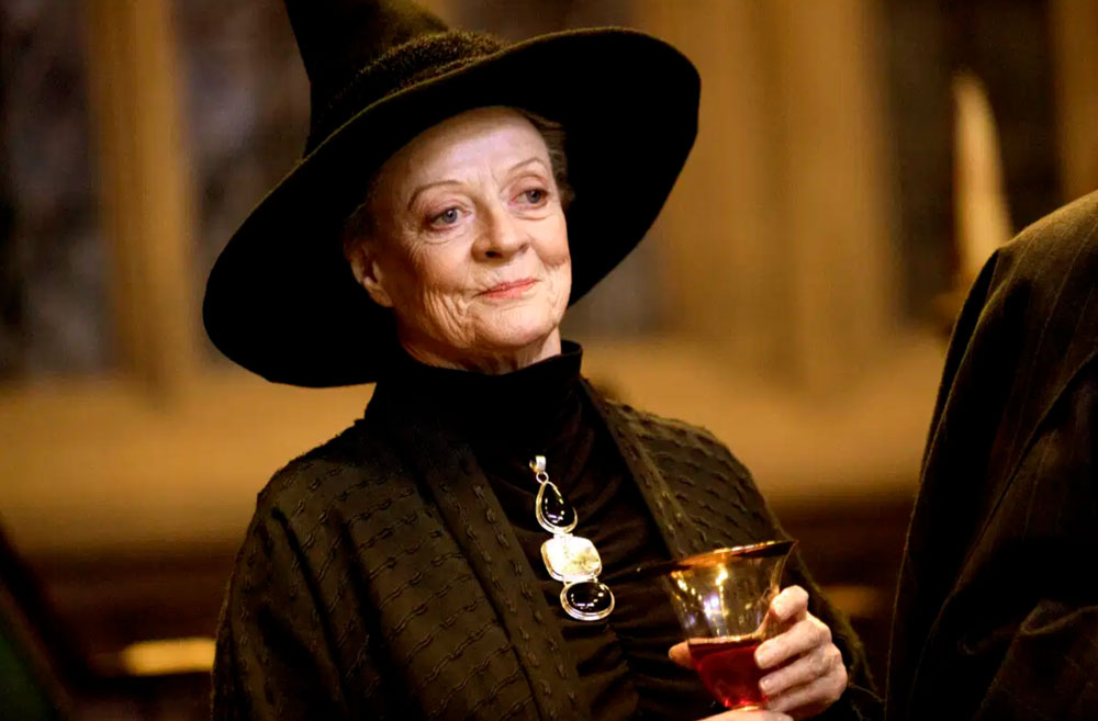 Maggie Smith dans “Harry Potter”.