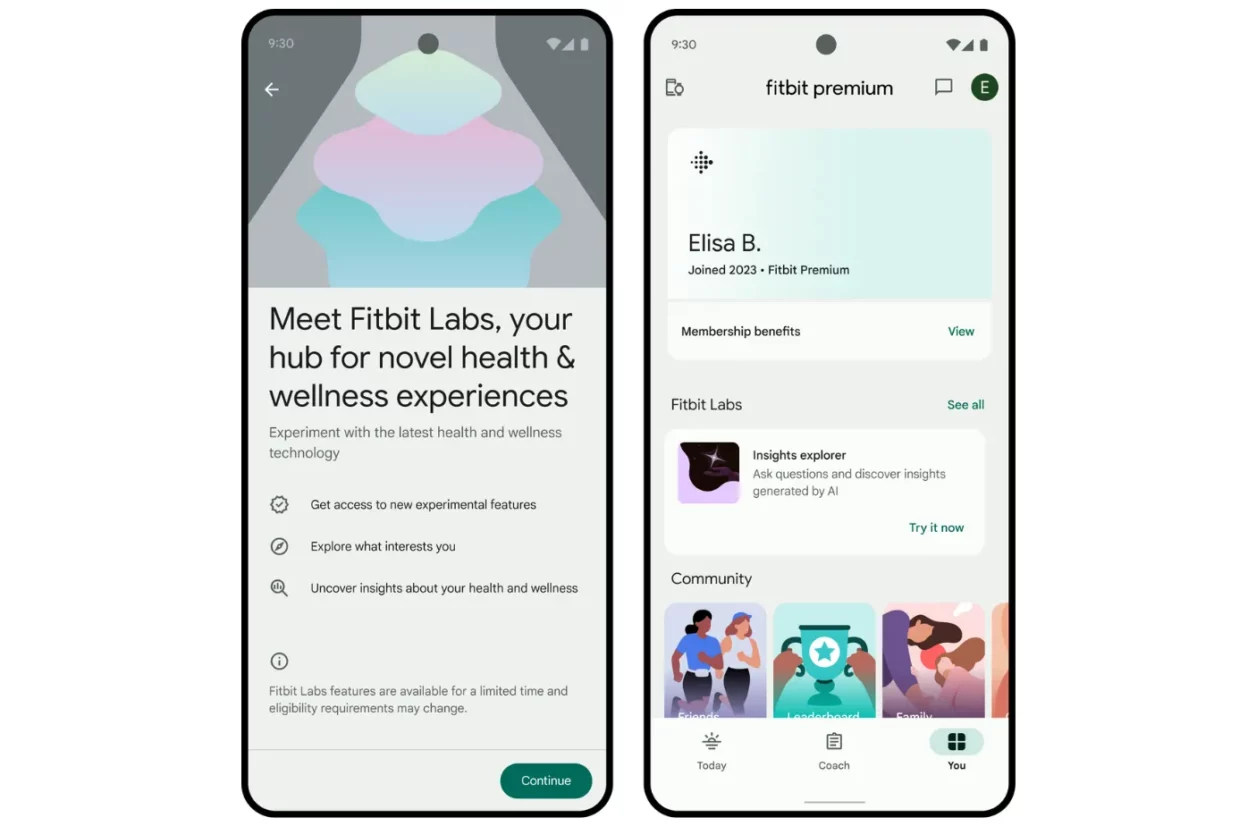 Avec le nouveau Fitbit Labs, l'IA devient votre coach santé personnalisé