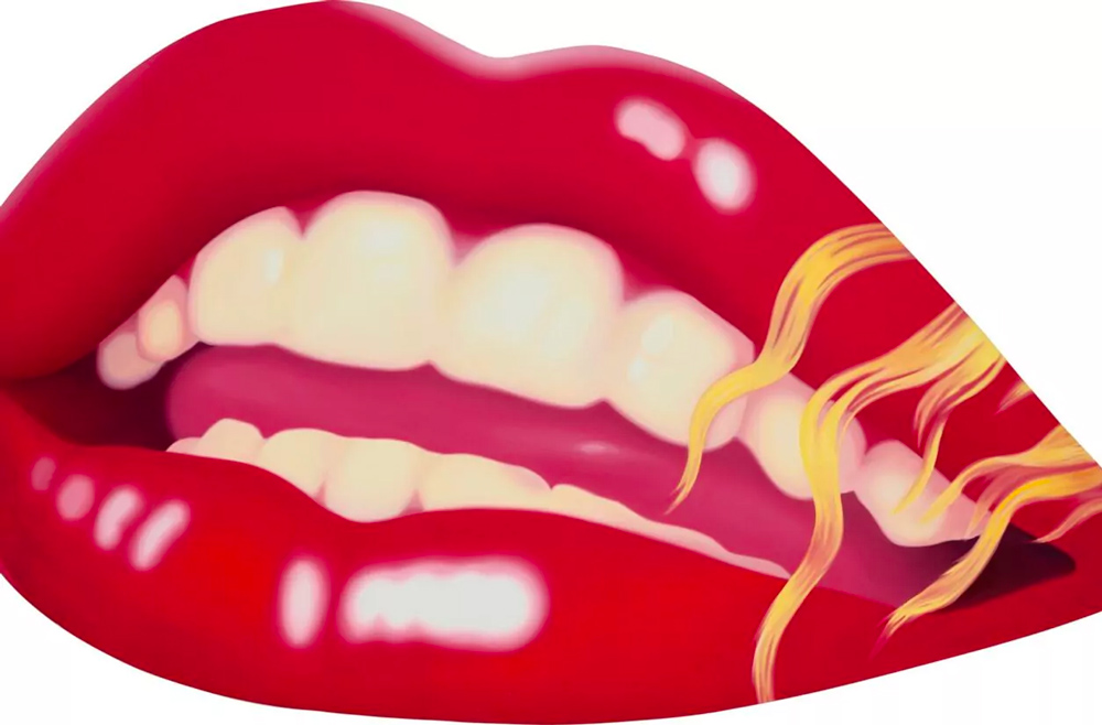 Tom Wesselmann, Mouth 14 (Marilyn), 1967. 