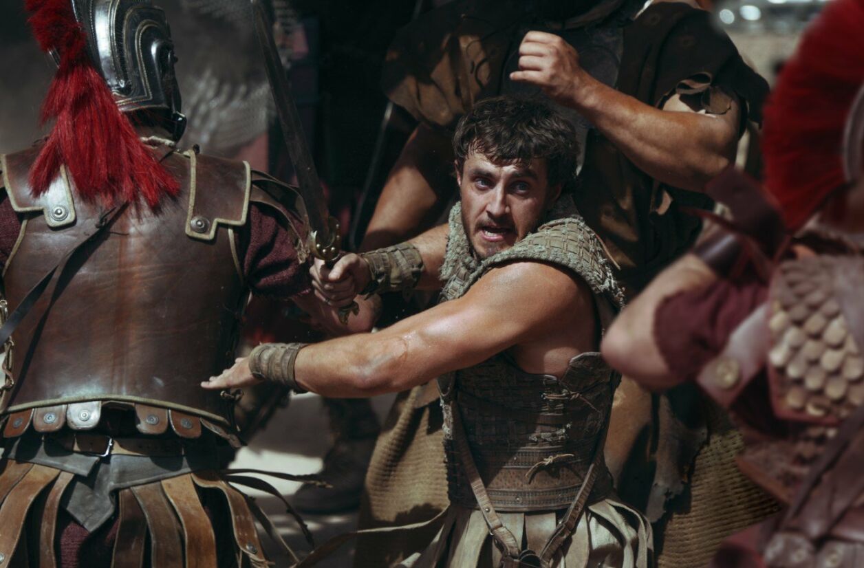 Paul Mescal dans “Gladiator II”.