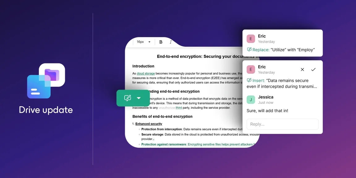 Proton muscle son jeu face à Google Docs et lance la collaboration chiffrée