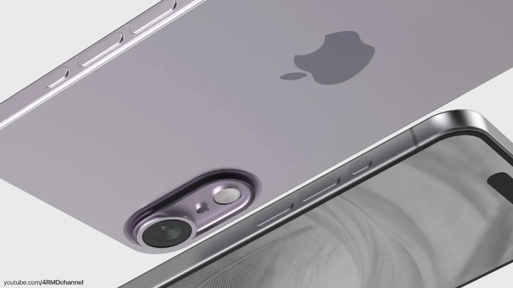 Concept d'un iPhone 17 Air.