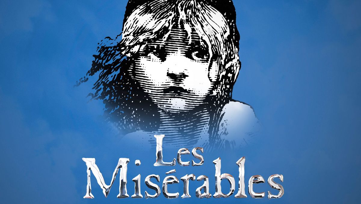 Affiche de la comédie musicale, “Les Misérables”.