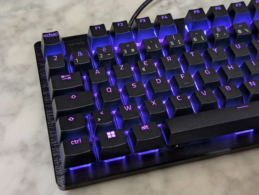 Test du Razer Huntsman V3 X Tenkeyless tkl