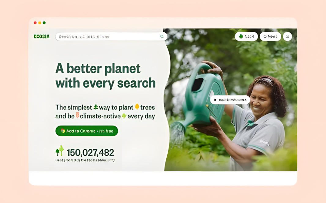 Le navigateur Firefox se met au vert avec Ecosia